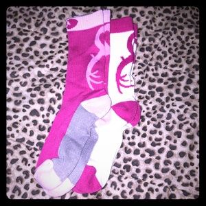 Mossy Oak breast cancer awareness socks